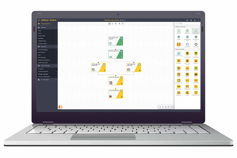 JobRouter Workflow Screenshot